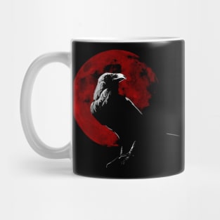 Blood Moon Raven Mug